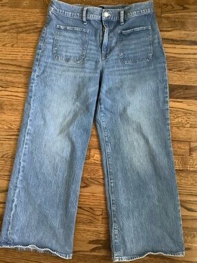 J. Crew Wide-Leg Crop Jeans